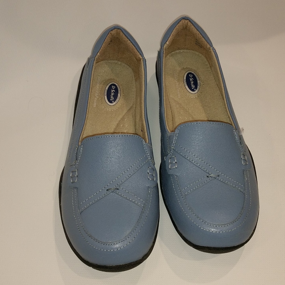 Dr. Scholl's Advanced Comfort Series blue leather